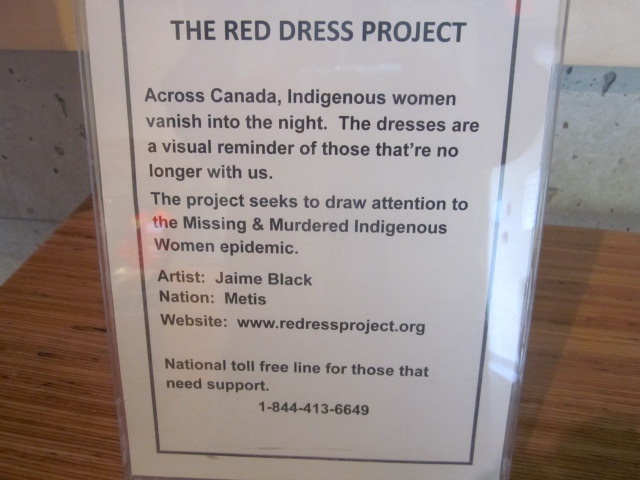 6070 Whistler Museum Red Dress